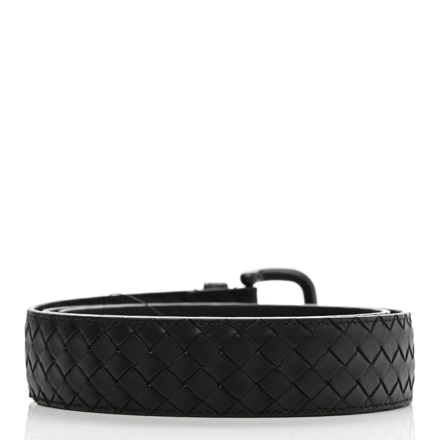 Bottega Veneta Nappa Intrecciato Belt 105 42 Espresso 2 of 6