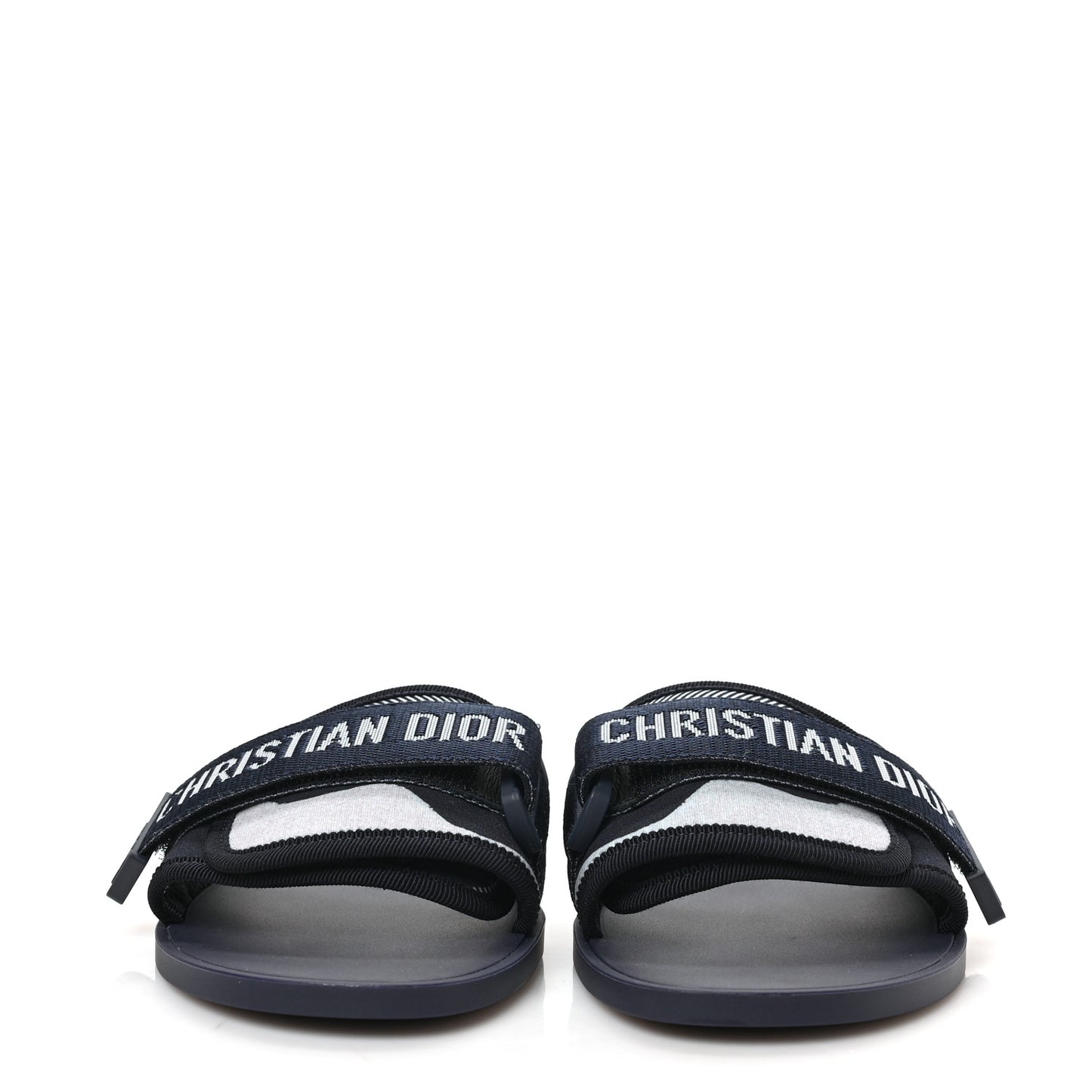 Technical Stretch Fabric Camouflage Dio(r)evolution Slide Sandals 36 Deep Blue