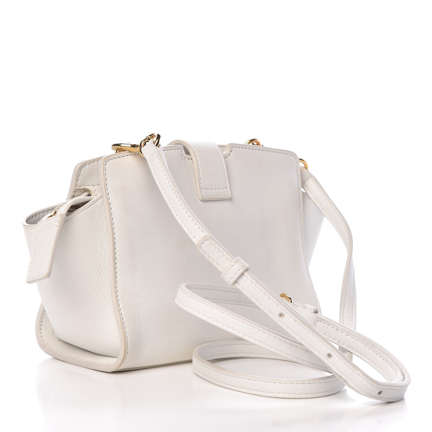 Calfskin Monogram Toy Cabas White