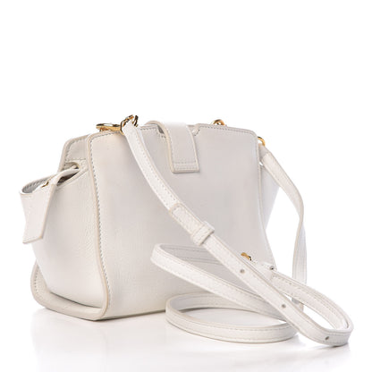 Saint Laurent Calfskin Monogram Toy Cabas White 3 of 11