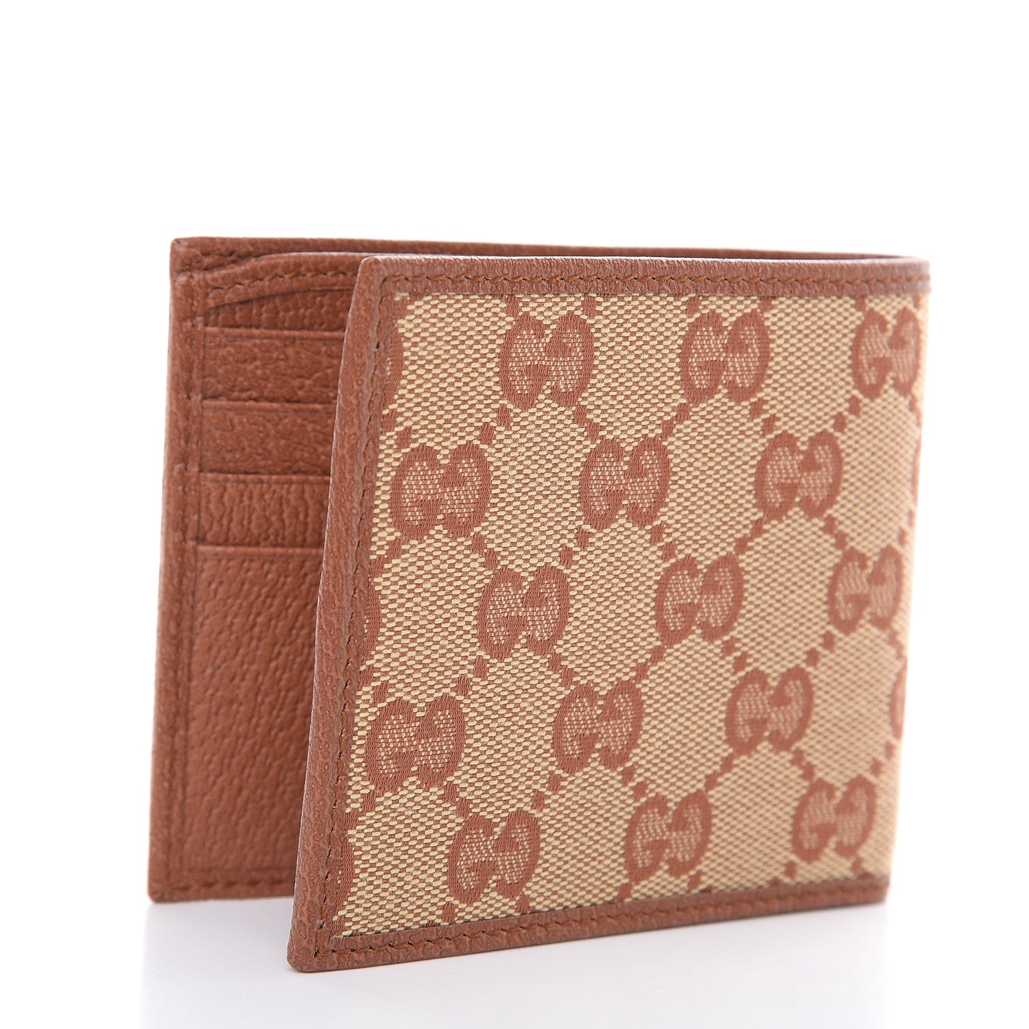 Gucci X MLB Monogram NY Yankees Bi-Fold Wallet Beige Ruggine Ivory 3 of 9