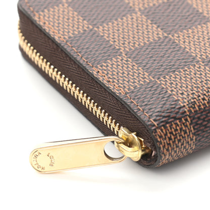 Louis Vuitton Damier Ebene Zippy Coin Purse Rose Ballerine 10 of 10