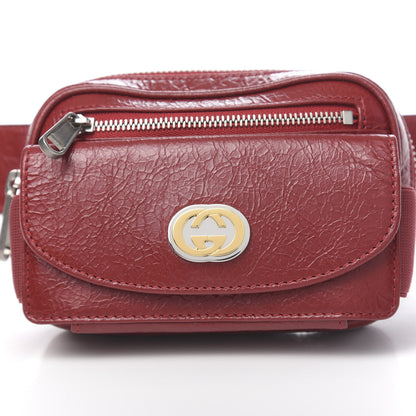 Gucci Fluffy Calfskin Mini Morpheus Belt Bag 70 28 Red 10 of 10
