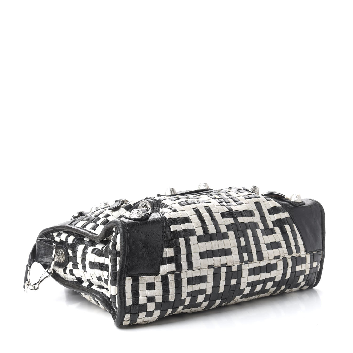 Balenciaga Agneau Lattice Woven Giant 21 City Black 3 of 10