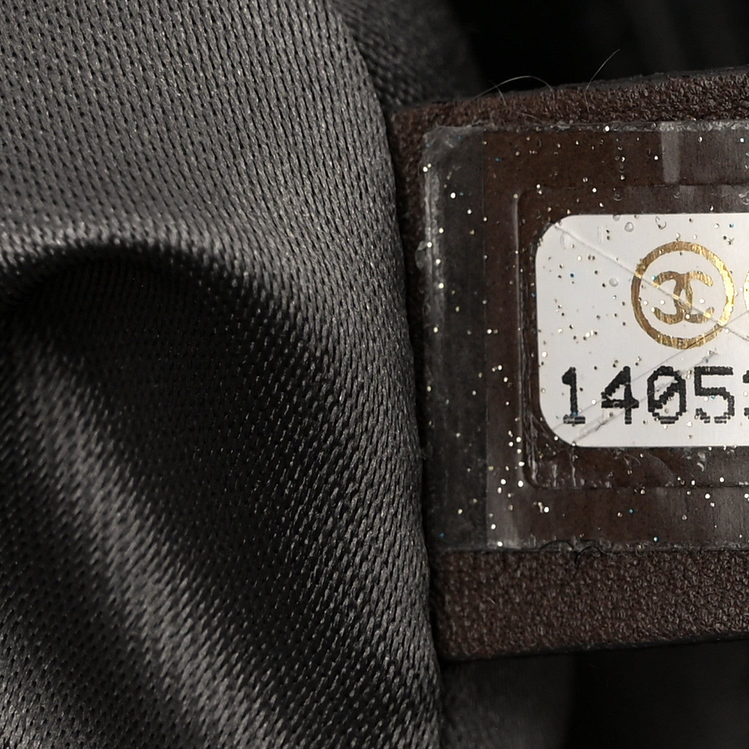 Chanel Tweed Lambskin Drawstring Tweedy Tote Brown 7 of 10