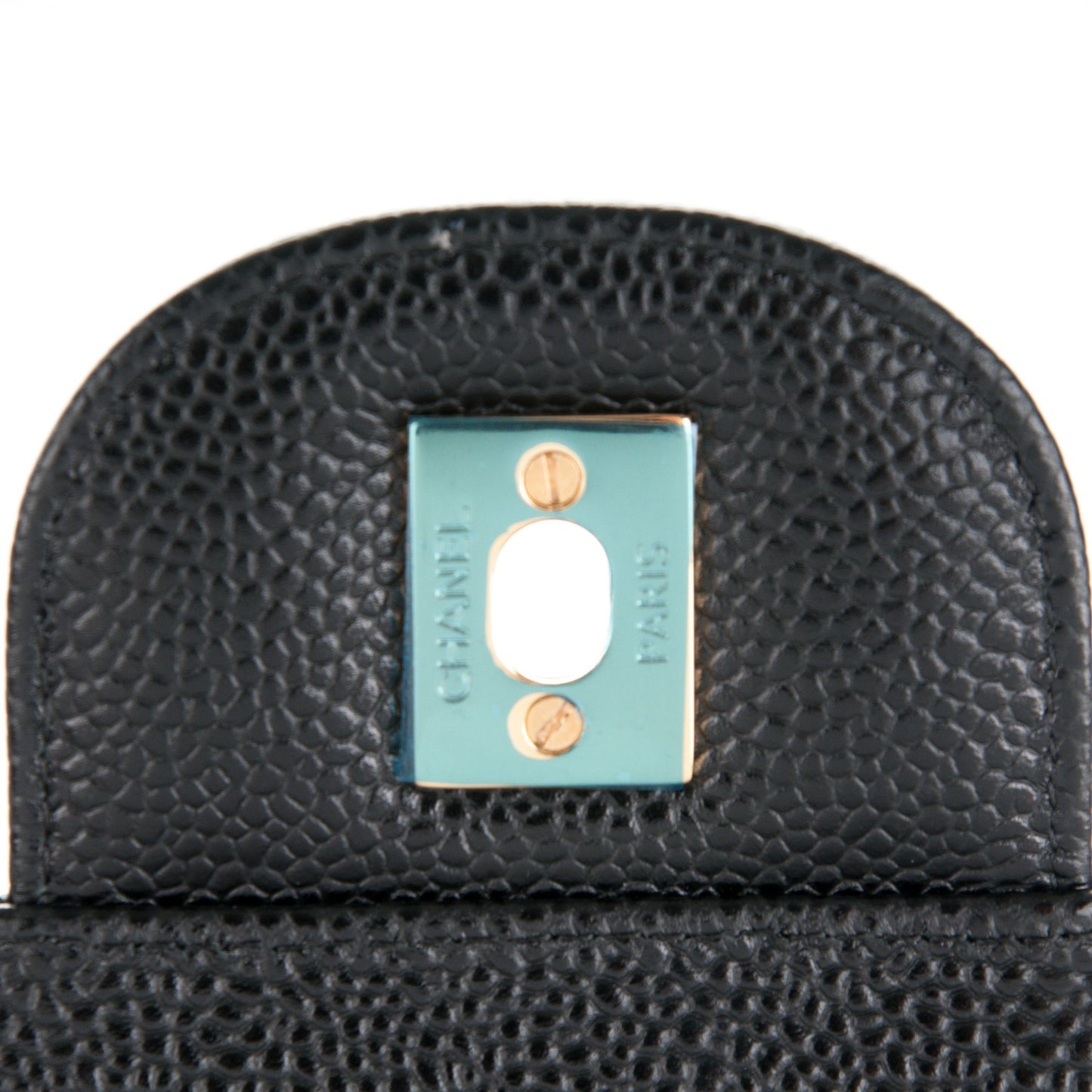 Caviar Quilted Maxi Double Flap Black