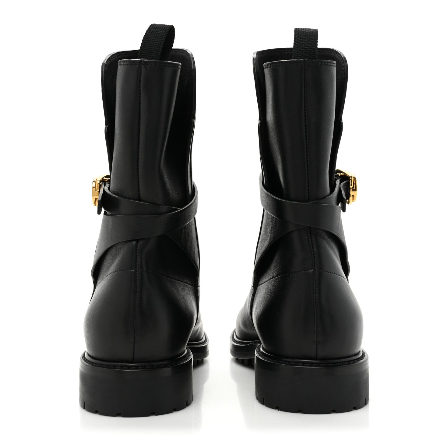 Calfskin Empreinte Ankle Boots 41 Black