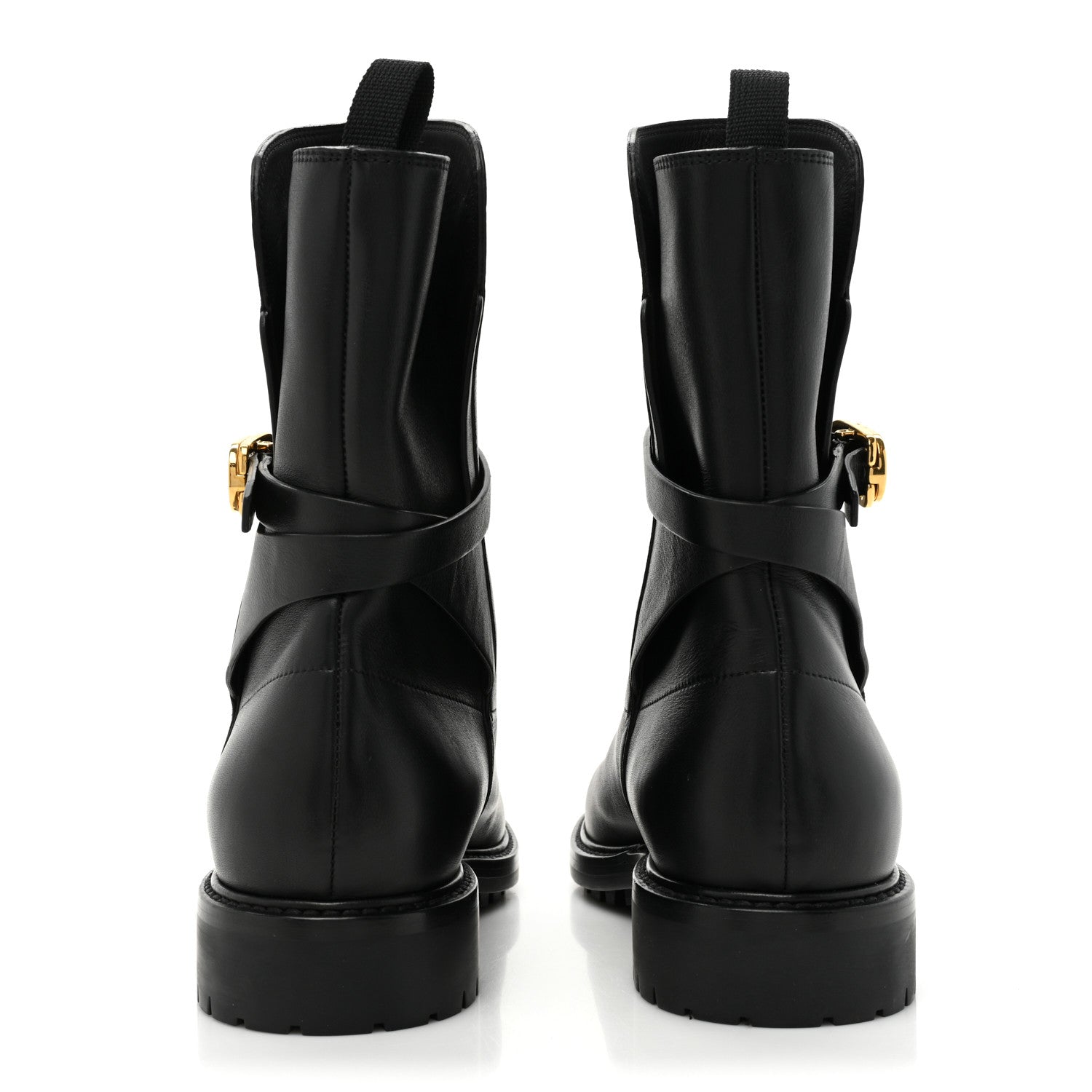 Christian Dior Calfskin Empreinte Ankle Boots 41 Black 4 of 9