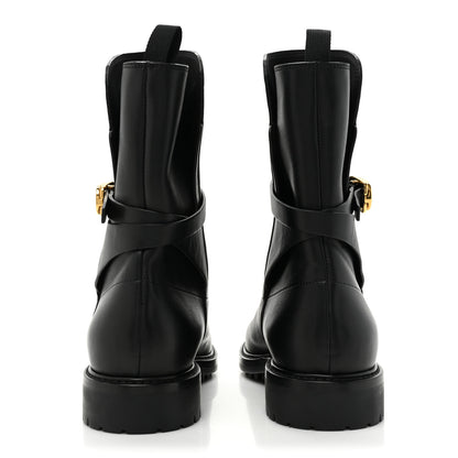 Christian Dior Calfskin Empreinte Ankle Boots 41 Black 4 of 9