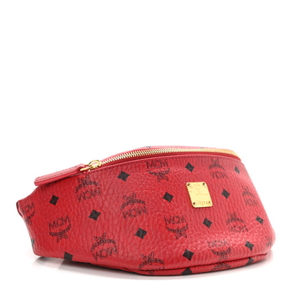 MCM Visetos Small Stark Belt Bag Ruby Red 4 of 8