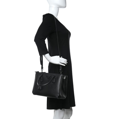 Prada Saffiano Small Galleria Double Zip Tote Black 2 of 11