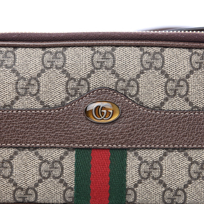 Gucci GG Supreme Monogram Web Mini Ophidia GG Bag Brown 9 of 10
