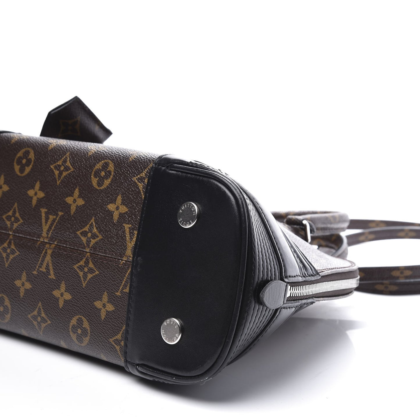 Shiny Monogram Alma PM Black