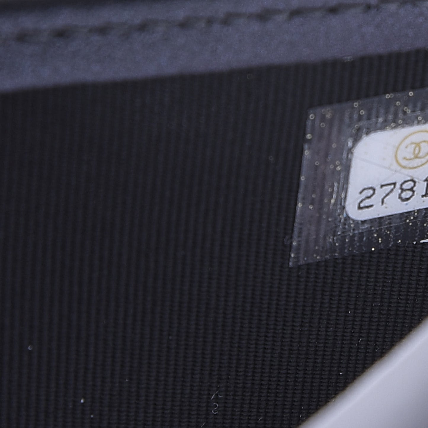 Iridescent Caviar Quilted Long Zip Around Wallet Black