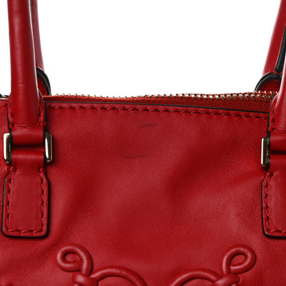 Valentino Garavani Nappa Intricate Soutache Tote Red 8 of 9