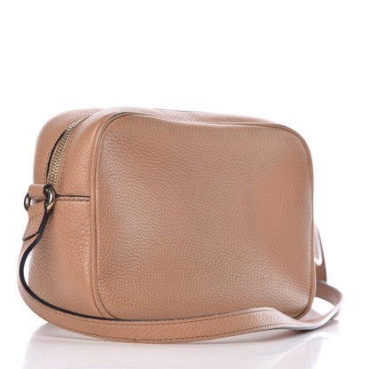 Gucci Pebbled Calfskin Small Soho Disco Bag Camelia 3 of 12