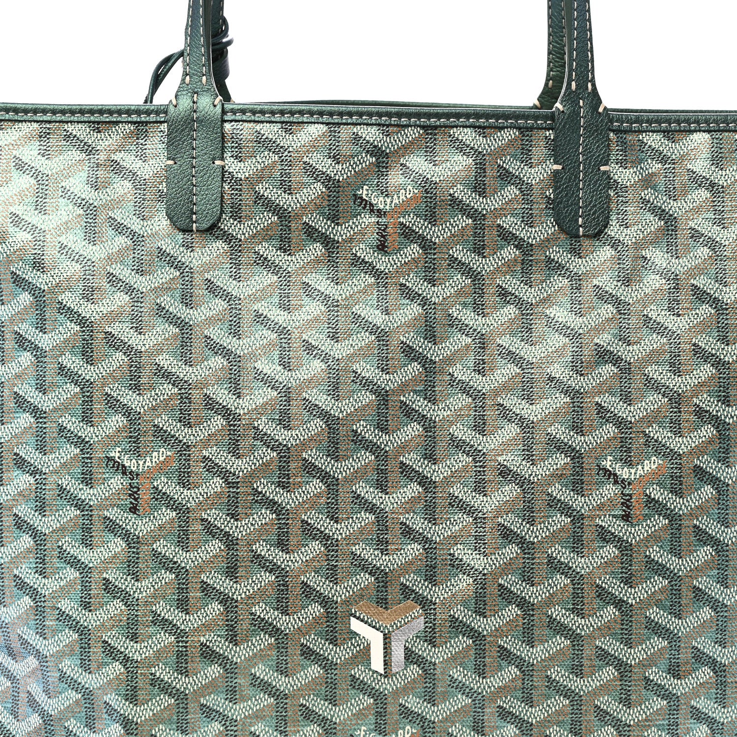 Goyard Iridescent Goyardine Saint Louis PM Pearly Green 9 of 11