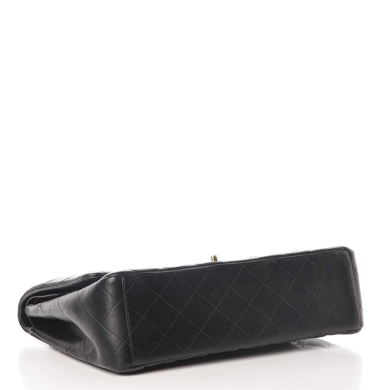 Chanel Lambskin Quilted Maxi Double Flap Black 4 of 9