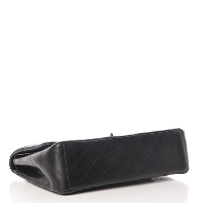 Chanel Lambskin Quilted Maxi Double Flap Black 4 of 9