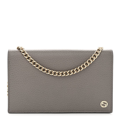 Gucci Dollar Calfskin Medium Betty Chain Wallet Loess 1 of 10