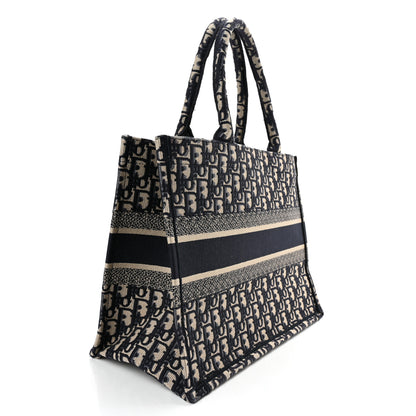 Christian Dior Oblique Medium Book Tote Blue Multicolor 3 of 12