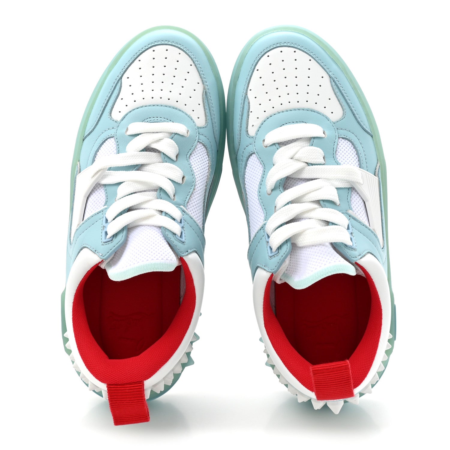 Christian Louboutin Calfskin Spike Astroloubi Donna Low Top