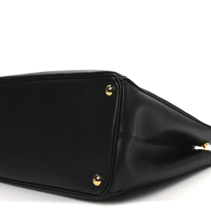Prada Saffiano Lux Medium Galleria Double Zip Tote Black 9 of 10