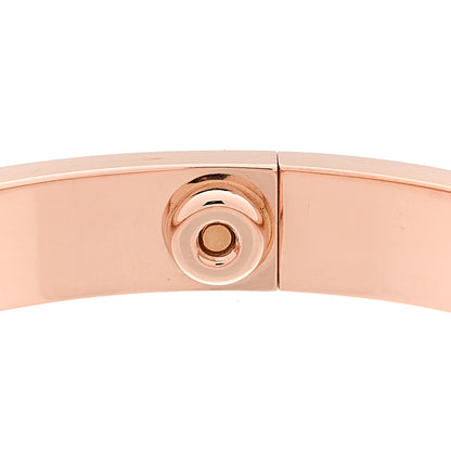 Cartier 18K Pink Gold 4 Diamond LOVE Bracelet 16 5 of 7