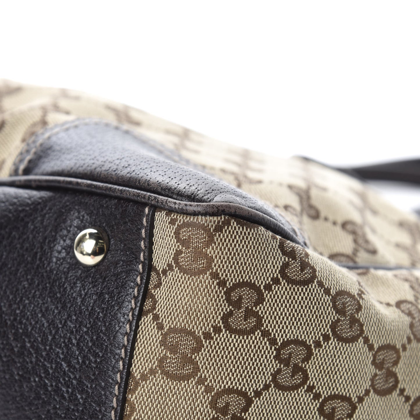 Monogram Medium Princy Tote Dark Brown