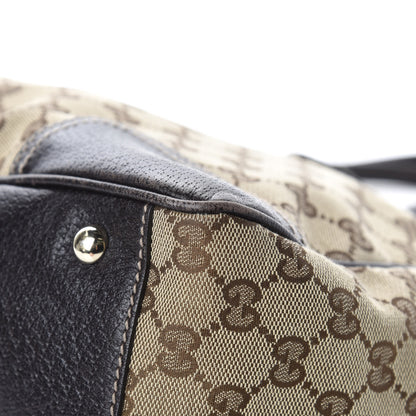 Gucci Monogram Medium Princy Tote Dark Brown 11 of 12