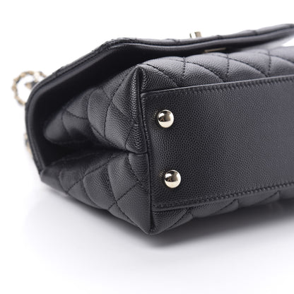 Chanel Caviar Quilted Extra Mini Coco Handle Flap Black 9 of 11