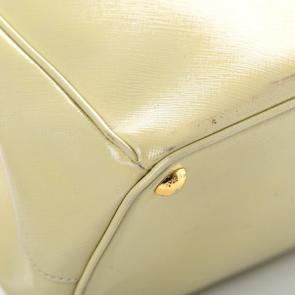 Prada Saffiano Vernice Medium Galleria Double Zip Tote 12 of 19