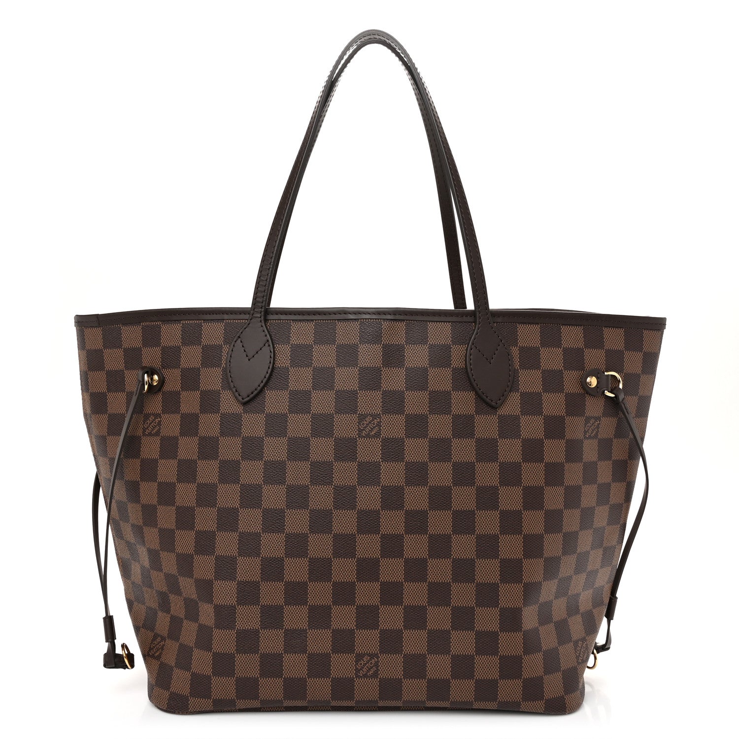 Louis Vuitton Damier Ebene Neo Neverfull MM Rose Ballerine 1 of 9