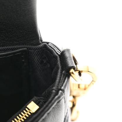 Louis Vuitton Calfskin Bubblegram Wallet On Strap Black 10 of 10