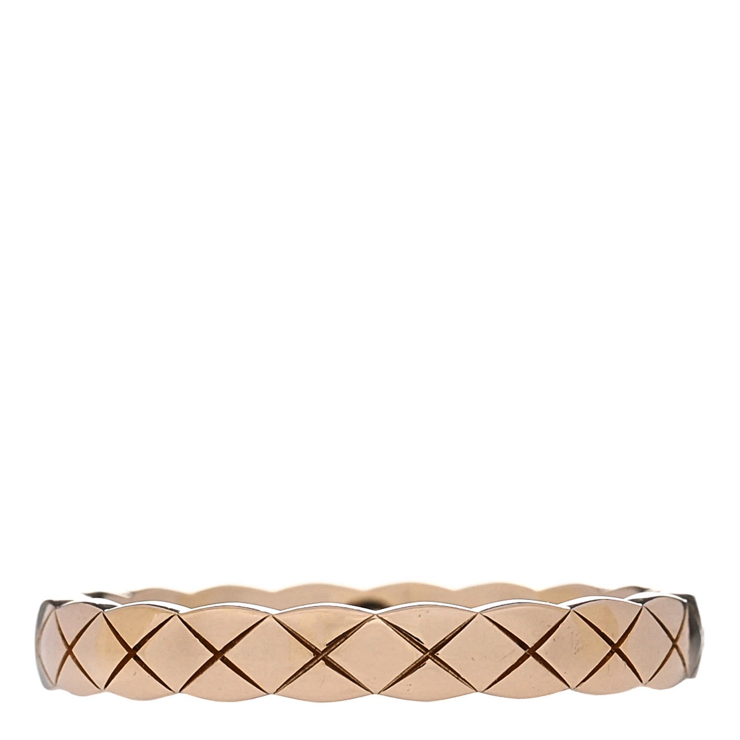Chanel 18K Beige Gold Mini Coco Crush Ring 60 9 1 of 5