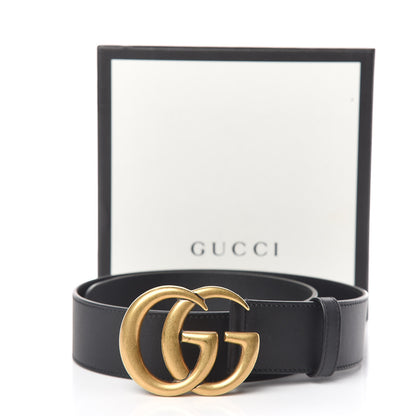 Gucci Calfskin Double G 40mm Belt 70 28 Black 9 of 9
