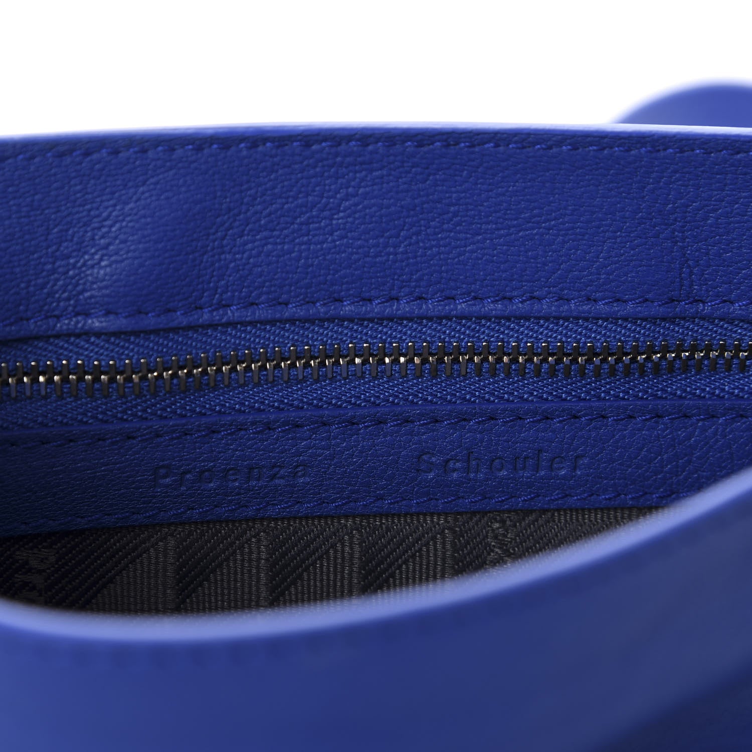 Proenza Schouler Lambskin PS1 Mini Pouch Messenger Memphis Blue 8 of 11