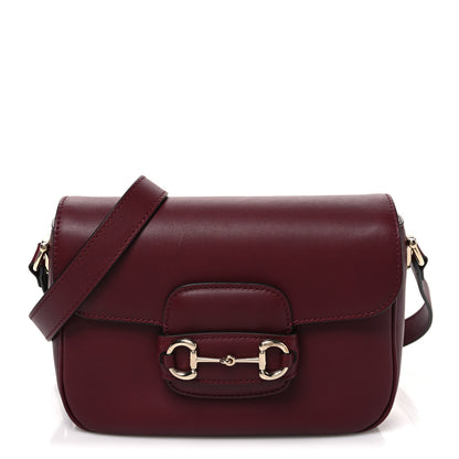 Gucci Arabella Calfskin Horsebit 1955 Soft Small Shoulder Bag Rosso Ancora 1 of 10
