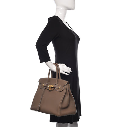Hermes Togo Birkin 35 Etoupe 2 of 30