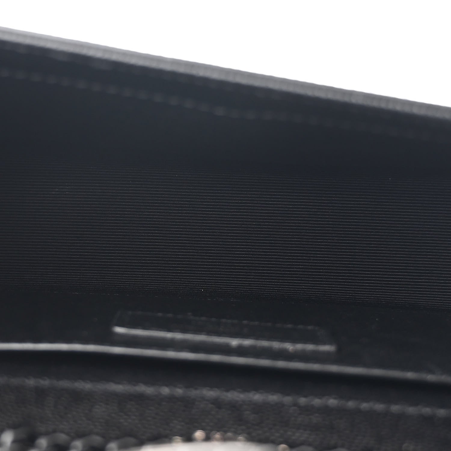 Saint Laurent Grain De Poudre Small Monogram Monochrome Kate Satchel Black 5 of 11