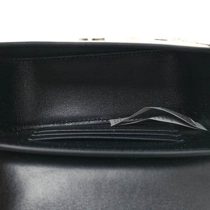 Versace Grained Calfskin Spiked Micro La Medusa Bag Black 5 of 9