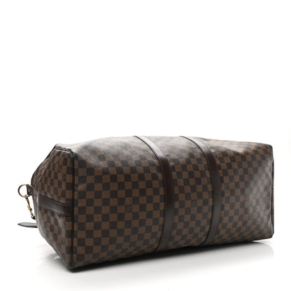 Louis Vuitton Damier Ebene Keepall Bandouliere 55 3 of 11