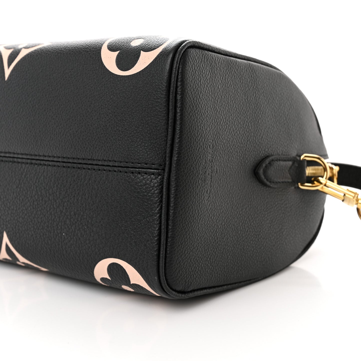 Empreinte Monogram Giant Speedy Bandouliere 25 Black Beige