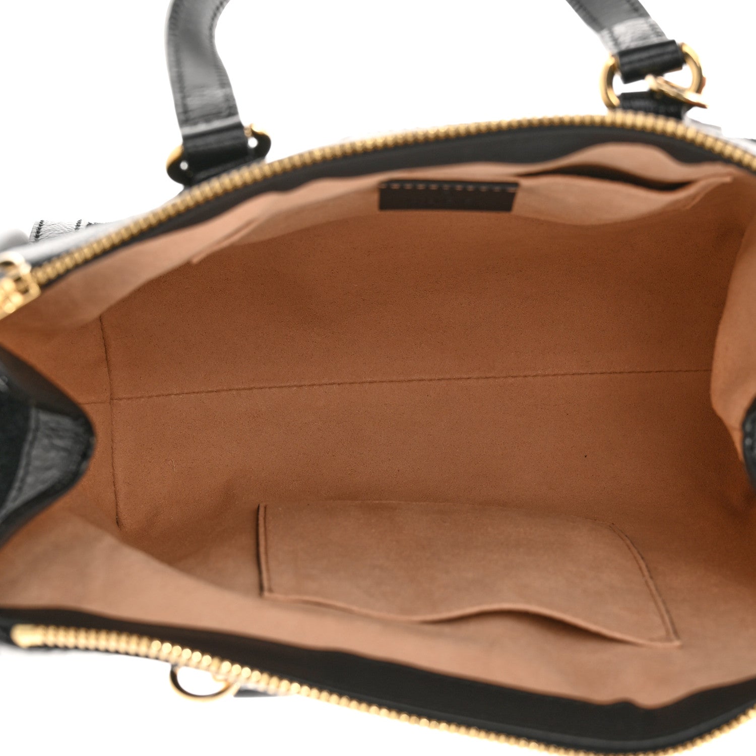 Gucci Suede Patent GG Web Small Ophidia Tote Bag Black 7 of 10