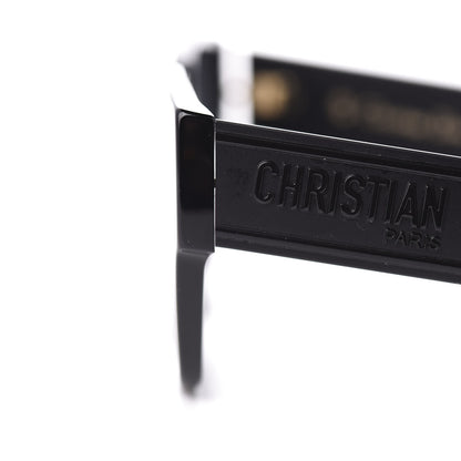Christian Dior Acetate Square DiorID1 Sunglasses Black 9 of 11