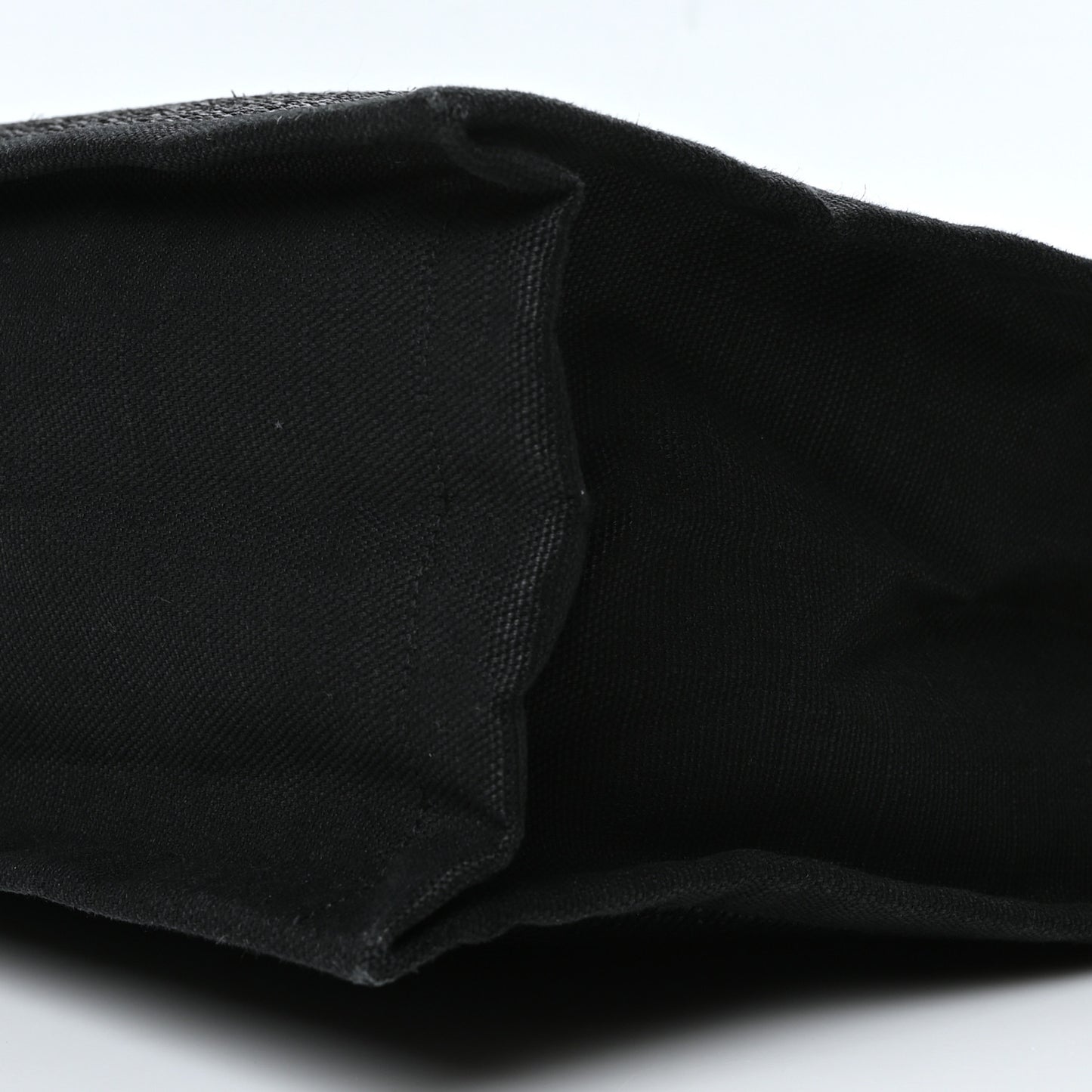 Raffia Linen Calfskin Rive Gauche Tote Black