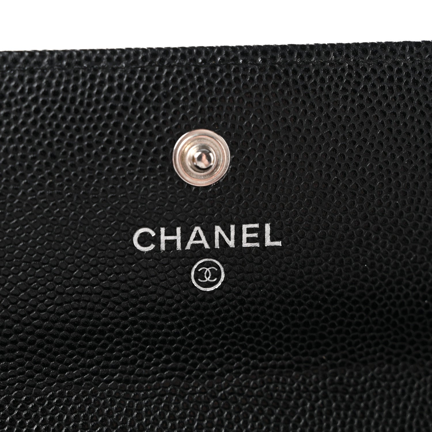 Chanel Caviar Quilted Large Boy Gusset Flap Wallet Black 6 of 12