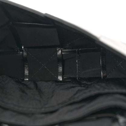 Bottega Veneta Paper Calfskin Intreccio Cassette Belt Bag Black 5 of 11