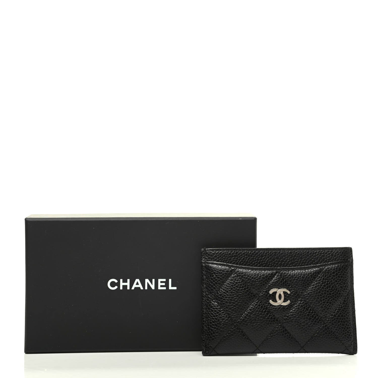 Chanel Caviar Quilted Card Holder Black 8 of 8