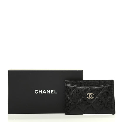 Chanel Caviar Quilted Card Holder Black 8 of 8
